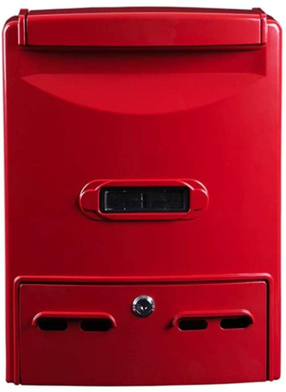 Outdoor Mailbox with Lock - Durable Villa & Household Mailbox for Home Decoration - Newspaper & Letter Box - Perfect for Front Porch, Garden, and Entryway (Available in Multiple Colors)