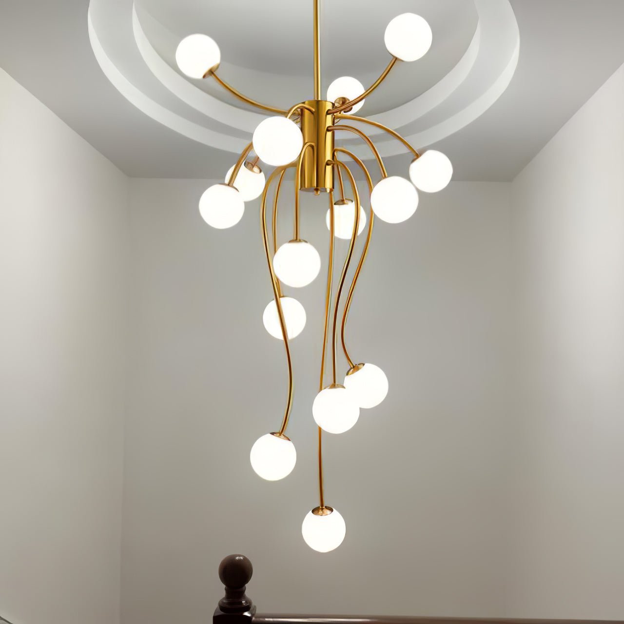 Caroline Chandelier - Elegant Crystal Ceiling Light Fixture for Dining Room, Bedroom & Living Room | Modern Home Decor Lighting