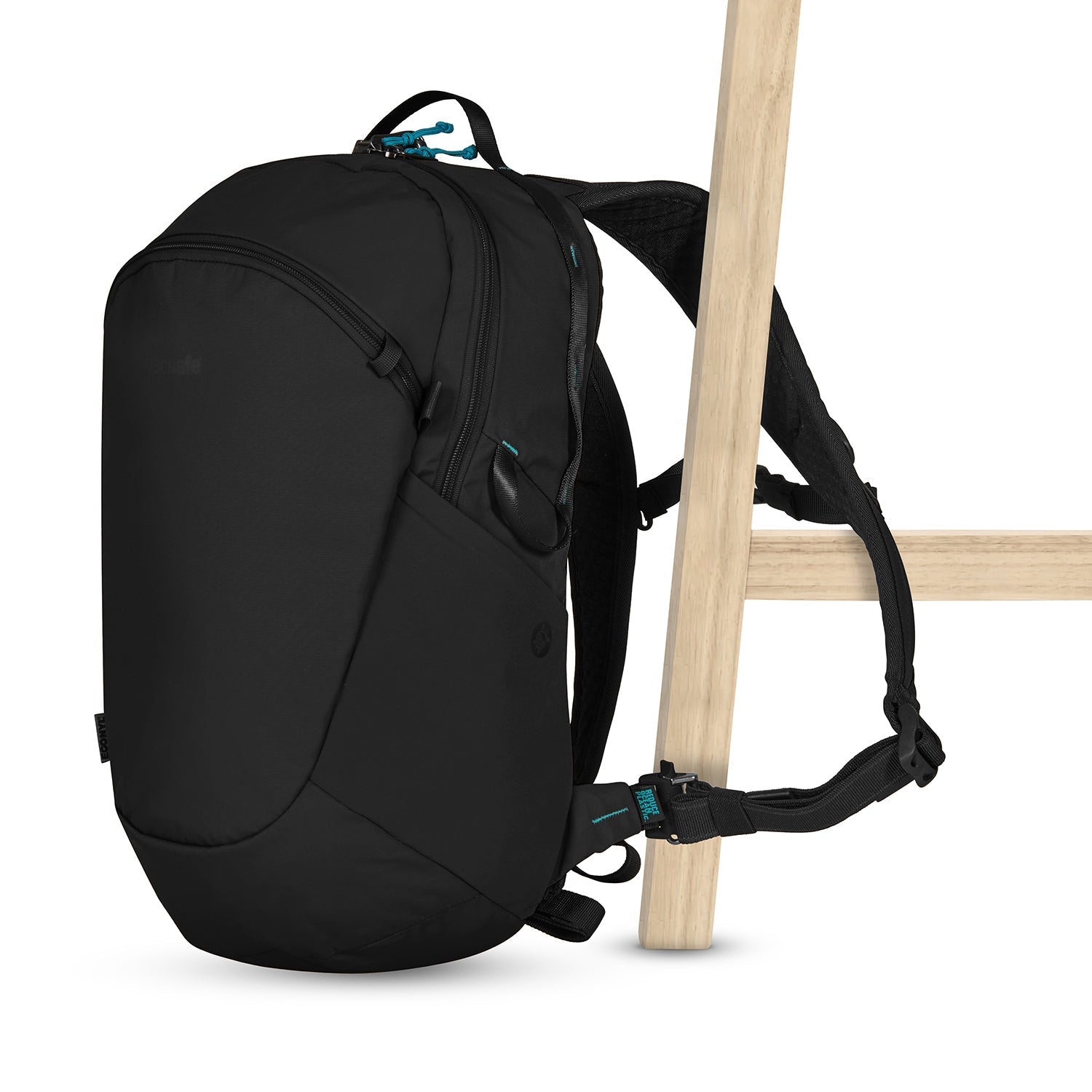 Pacsafe Eco 18L Anti-Theft Waterproof Travel Backpack for Commuting, Hiking & Airport Security - RFID Protection & Cut-Resistant Straps