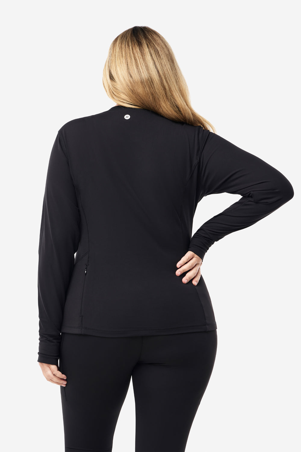 Long Sleeve Base Layer Top for Men & Women - Moisture Wicking Thermal Shirt in Black | Perfect for Hiking, Running & Cold Weather Activities