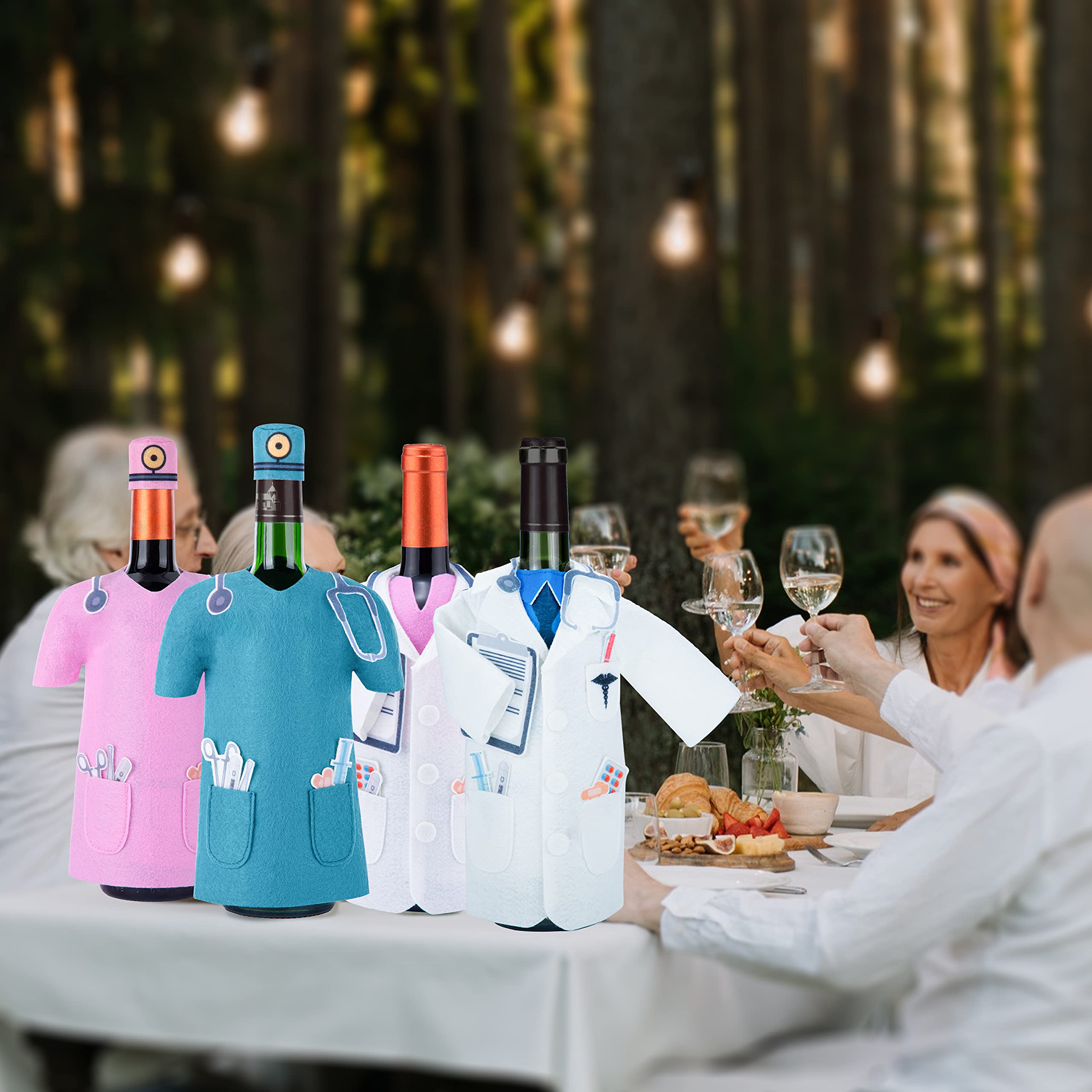 Best Doctor & Nurse Gifts - Thoughtful Presents for Medical Professionals | White Coat Ceremony, Retirement & Appreciation Gifts | Wine Bottle Doctor Coat & Unique Surgeon Gifts for Men & Women