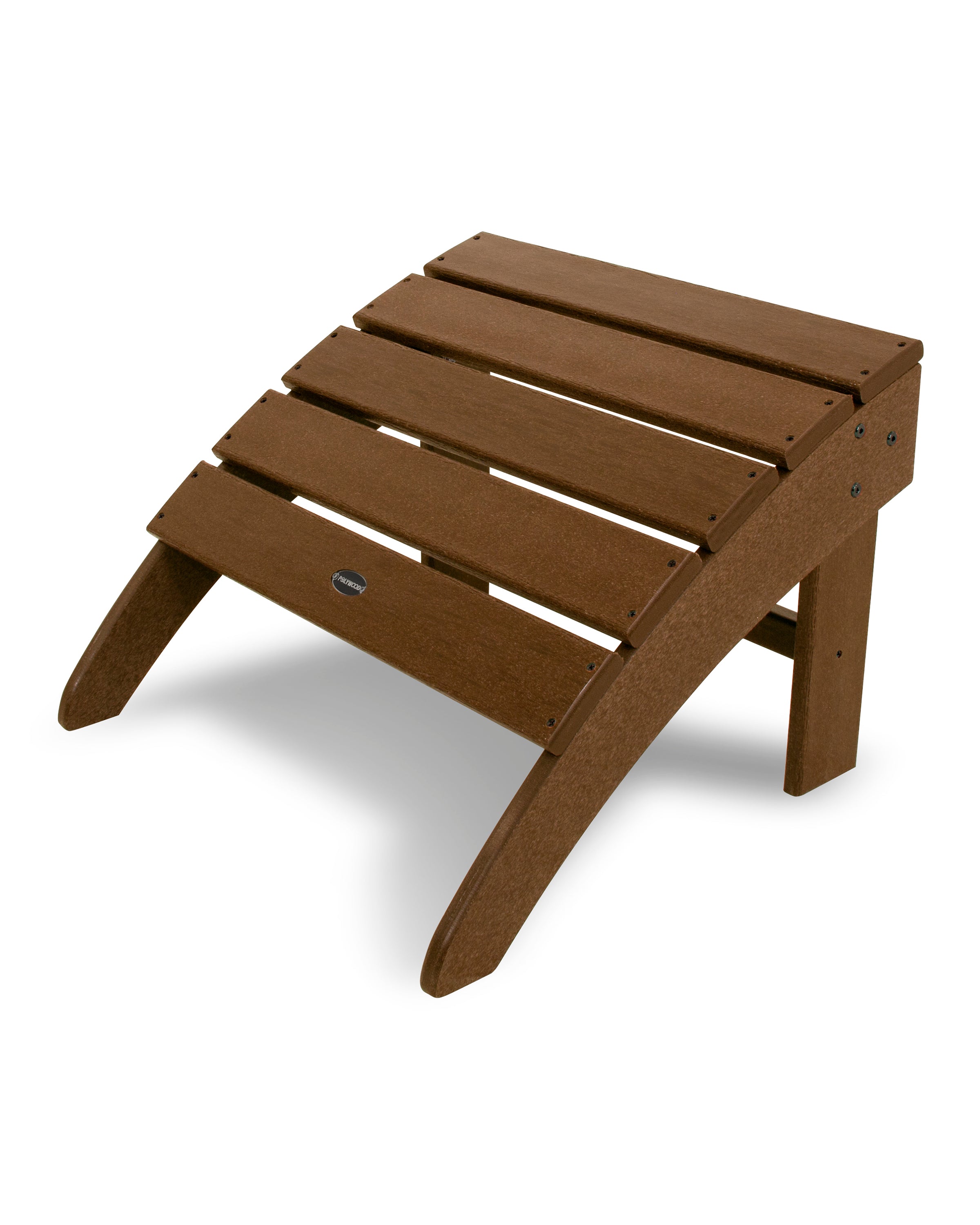 POLYWOOD South Beach Adirondack Ottoman - Outdoor Patio Furniture, Weather-Resistant Plastic Adirondack Chair Footrest - Perfect for Poolside, Garden, Deck & Backyard Relaxation