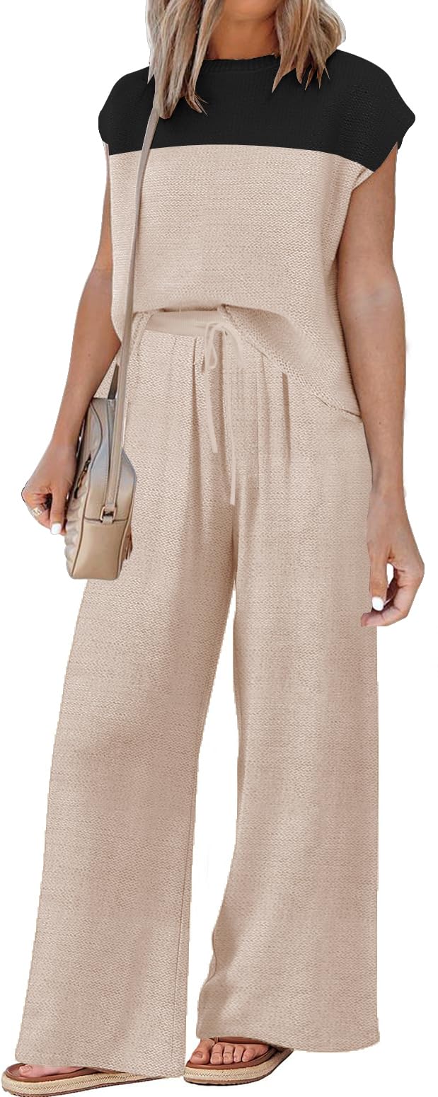 Stylish 2-Piece Women's Travel Outfits | Matching Lounge & Sweater Sets for Spring/Summer 2024 | Comfortable Casual Wear for Vacations, Weekend Getaways & Relaxation