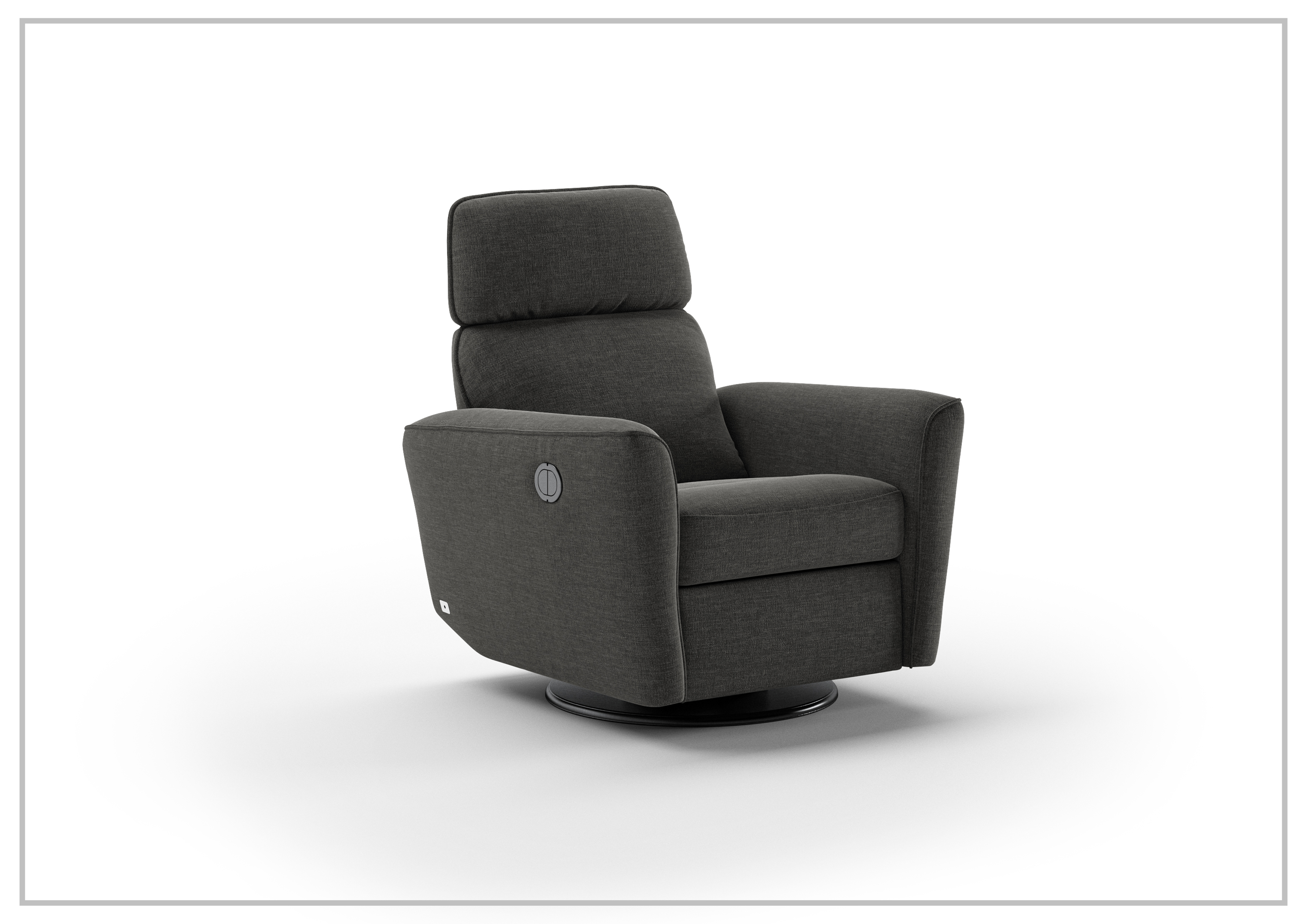 Power & Manual Recliner Chair with Welted Fabric - Comfortable Lift Chair for Living Room, Home Theater & Office - Adjustable Electric Reclining Sofa with USB Charging Port