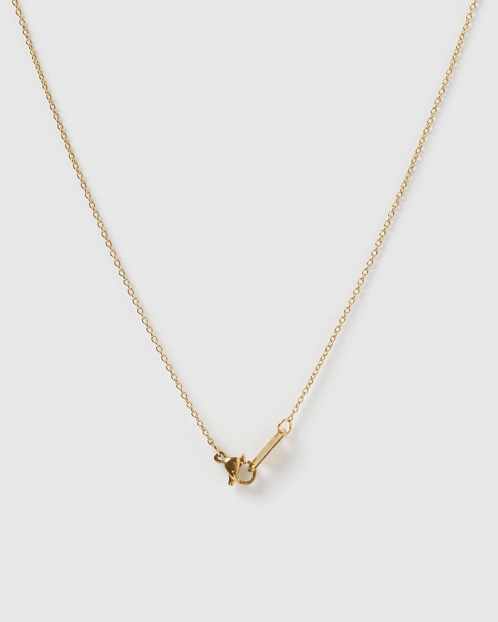Izoa Gold Alphabet Letter V Necklace for Women - Elegant Initial Pendant Jewelry Gift for Birthday, Anniversary & Valentine's Day