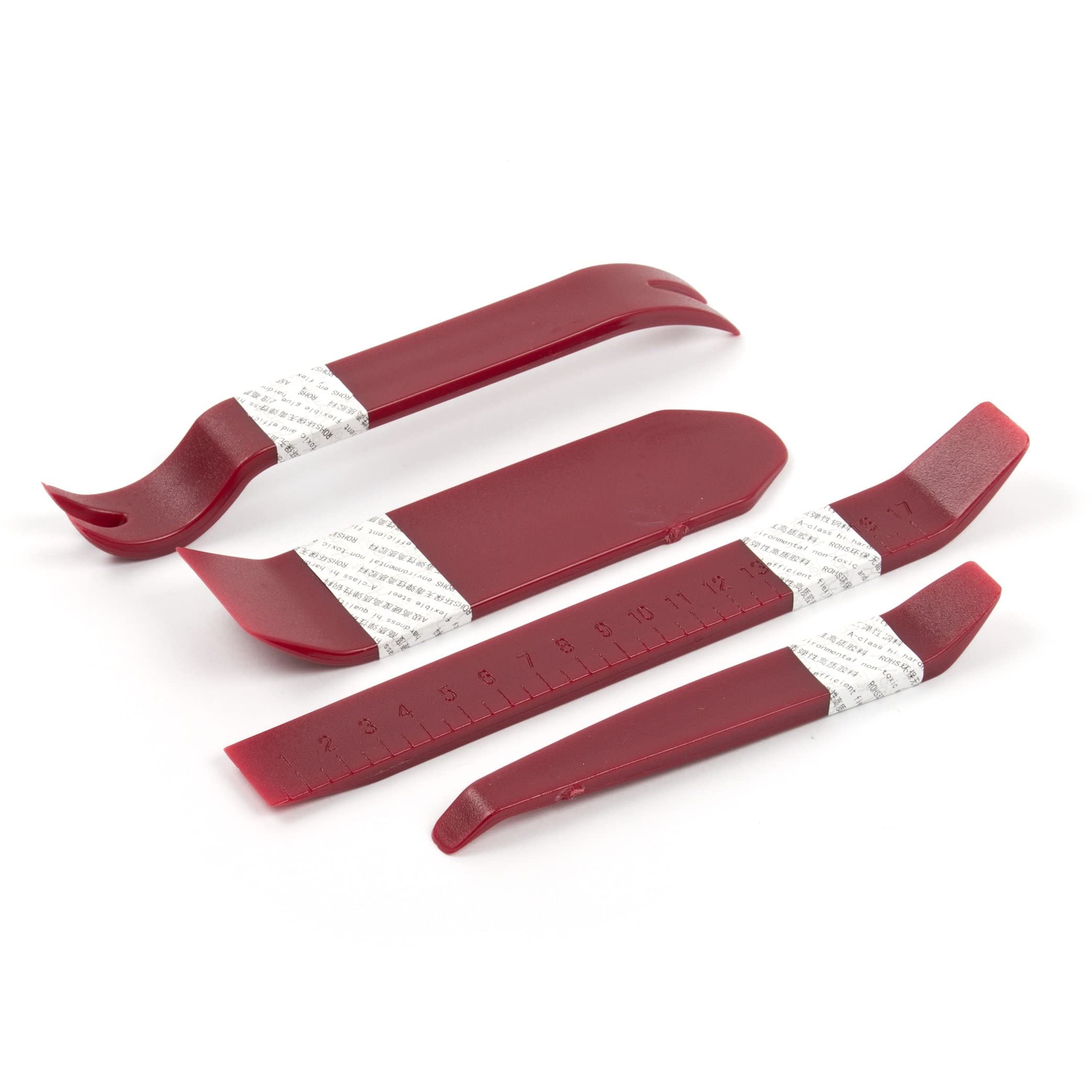 Car Trim Removal Tool Kit - 4pcs for Radio & Upholstery - Auto Repair Essential