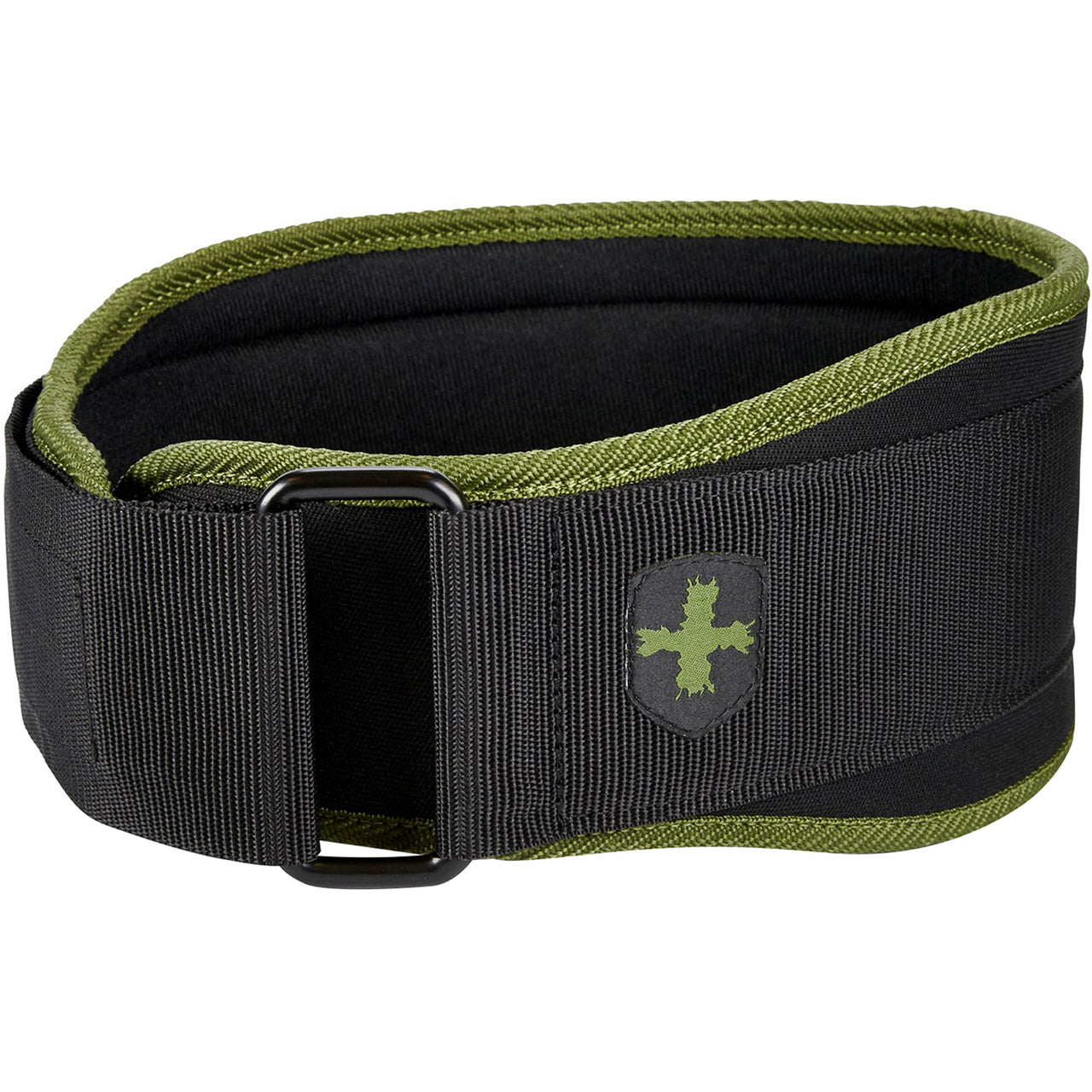 Harbinger Men's 5 Foam Core Weight Lifting Belt - Green for Gym, CrossFit & Powerlifting Workouts | Support & Comfort for Heavy Lifting