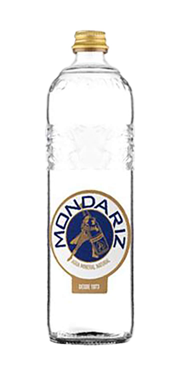 Mondariz Still Natural Mineral Water - 12 Glass Bottles (750mL Each) - Premium Spanish Spring Water for Home, Office & Fine Dining