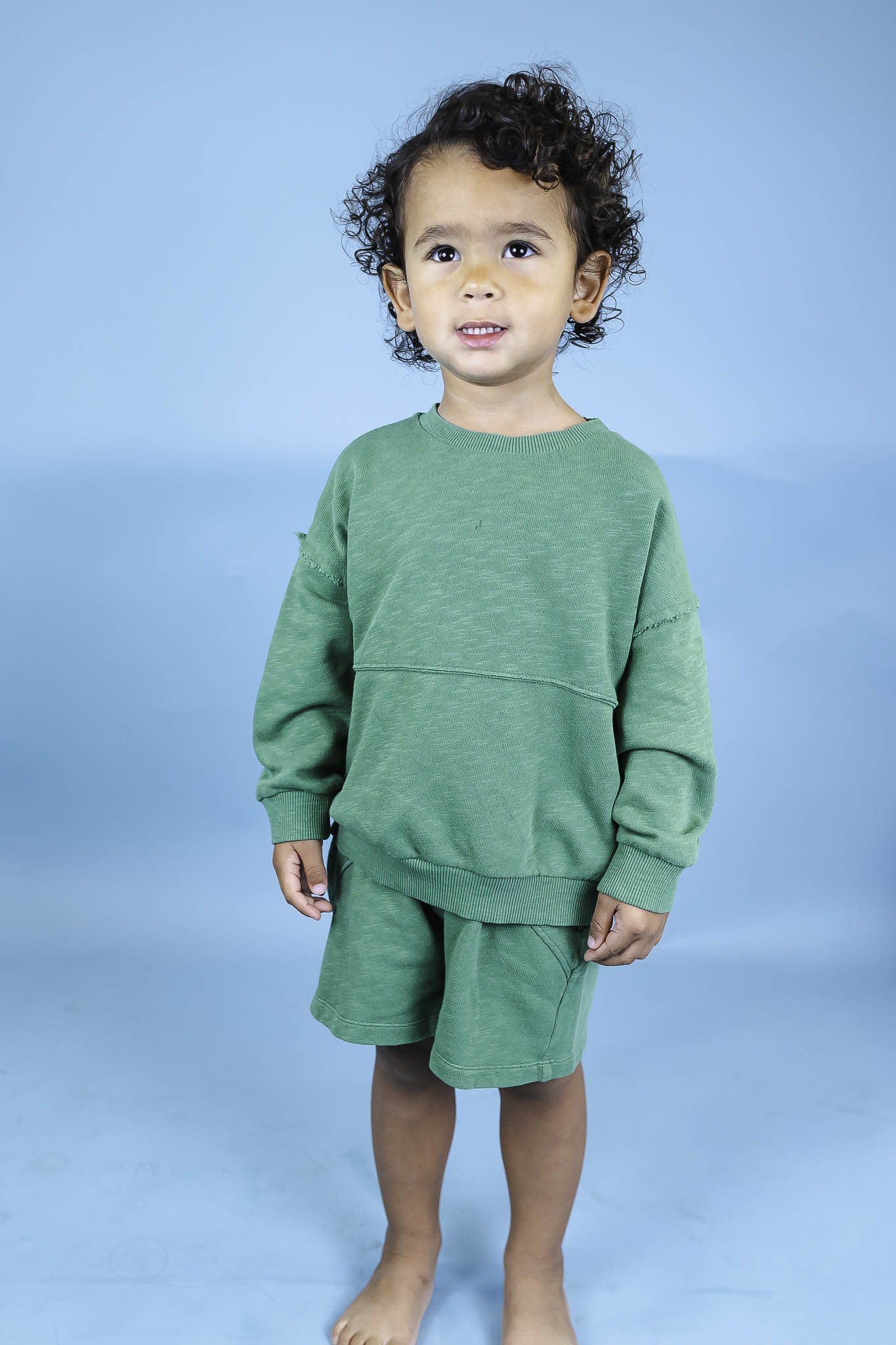 Cozy Green Fleece Sweater for Toddler Boys - Soft & Warm Winter Pullover - Perfect for Playdates & Outdoor Adventures