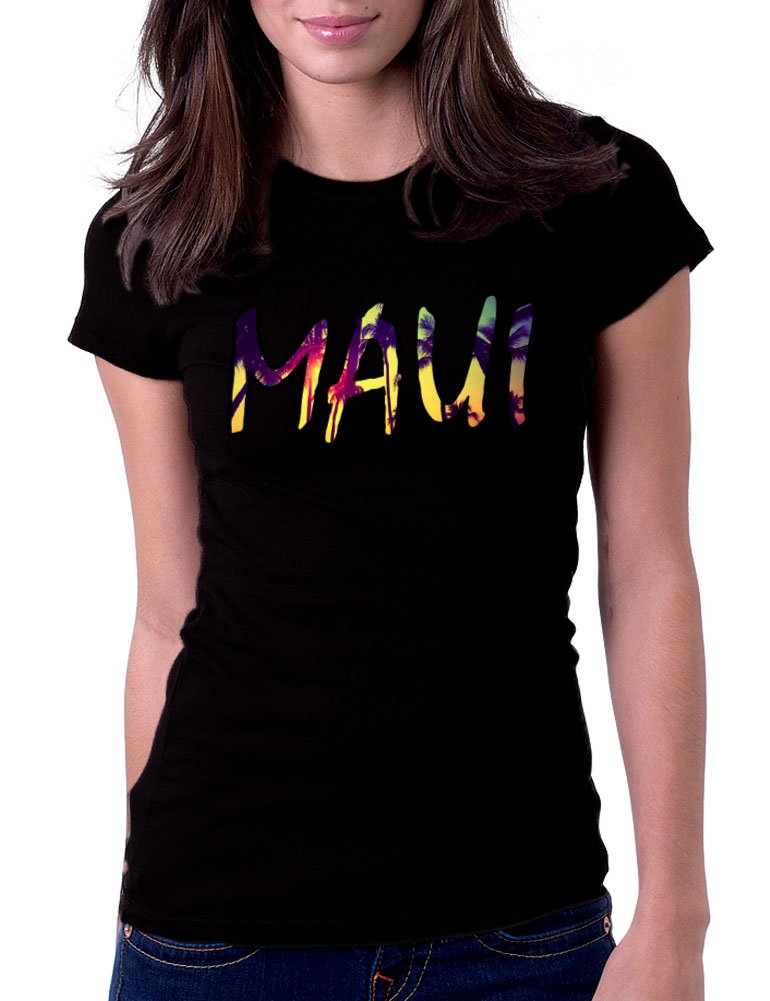 Gbond Apparel Women's Maui Tee T-Shirt - Soft Cotton Short Sleeve Casual Top for Summer, Beach, and Everyday Wear