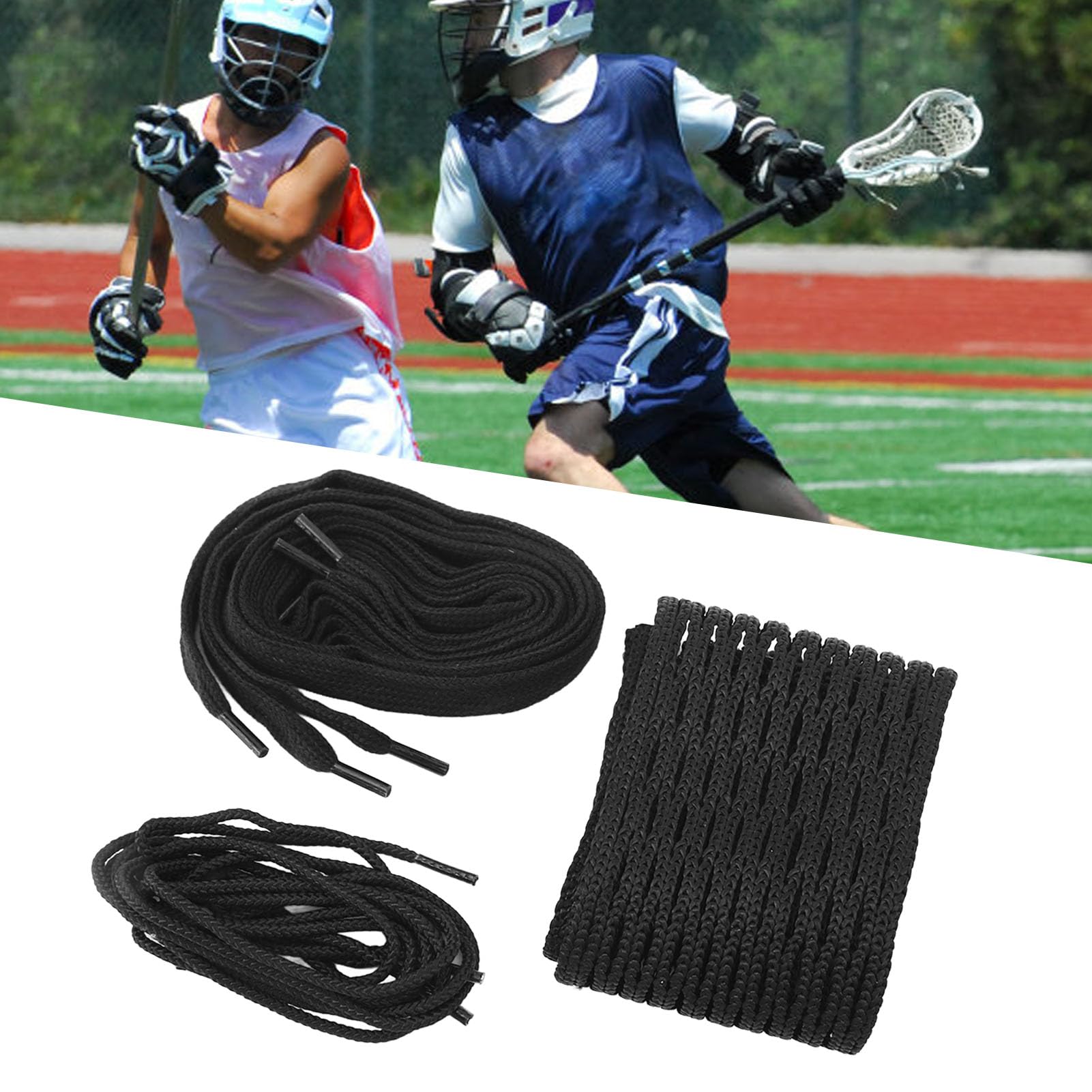 Alomejor 7-Pack Mesh String Kit for Stick Training - Durable Nylon Tear-Resistant Strings for Sports & Fitness Practice