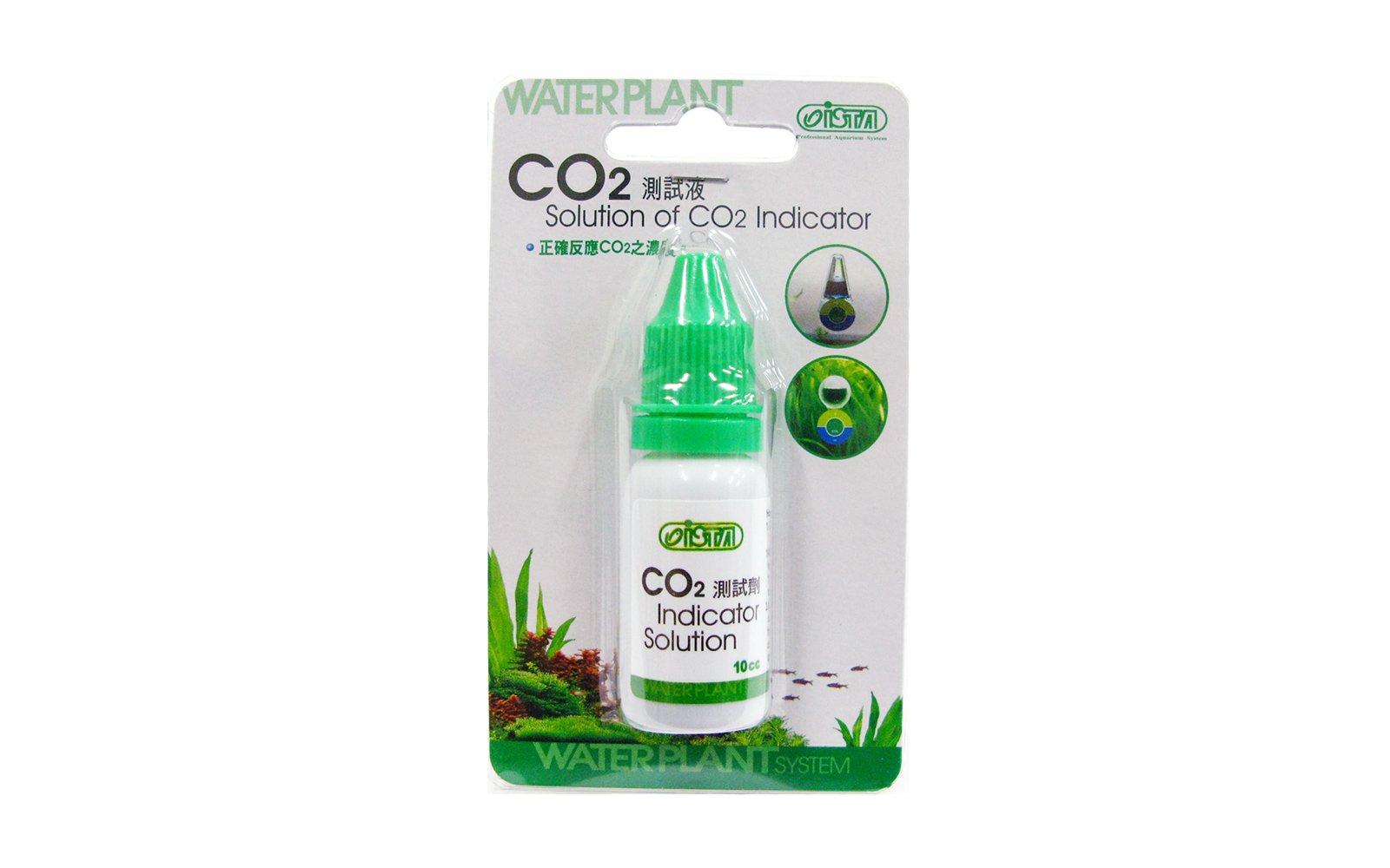 ISTA CO2 Solution - CO2 Indicator for Aquarium Plants & Fish Tanks - Monitor Carbon Dioxide Levels for Healthy Aquatic Plants & Fish