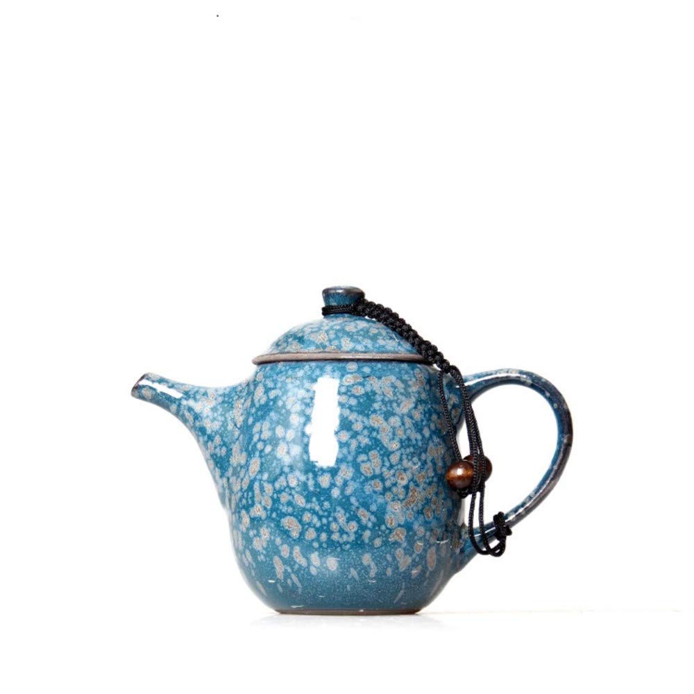 JHSHENGSHI Handmade Ceramic Teapot - Blue Duck Egg Porcelain Teapot, Stoneware Kung Fu Tea Set for Brewing & Serving | Perfect for Chinese Tea Ceremony, Home Decor & Gift Giving