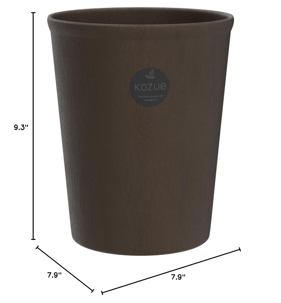 Stainless Steel Trash Can with Lid - Richelle Cozuecan 13 Gallon Kitchen Garbage Bin for Home, Office & Outdoor Use - Odor Control & Hands-Free Operation