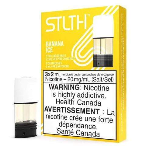 Banana Ice STLTH Pods - Refreshing Fruit Flavor Vape Cartridges for STLTH Devices | Perfect for On-the-Go Vaping in Manitoba