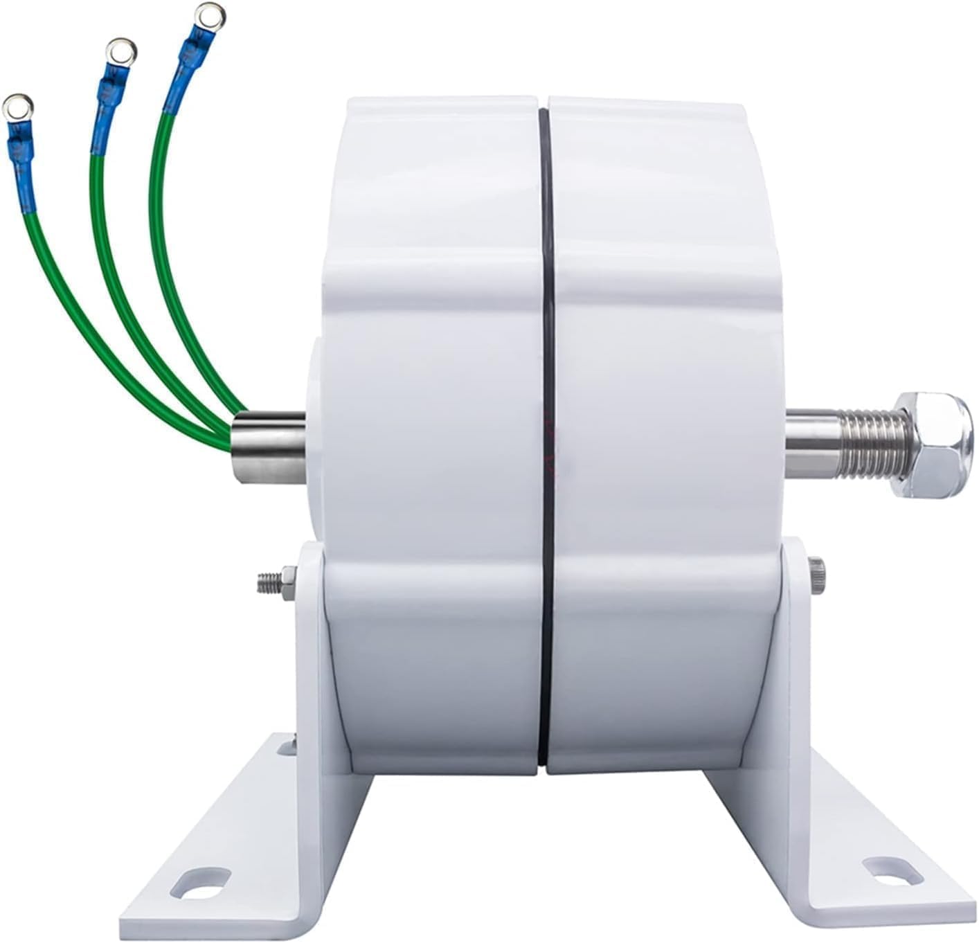 12KW Low RPM Permanent Magnet Generator, 3 Phase Gearless PMAC Alternator for Wind & Water Turbine with Rectifier - 48V Output - Perfect for Off-Grid Power, Renewable Energy Systems & DIY Windmill Projects