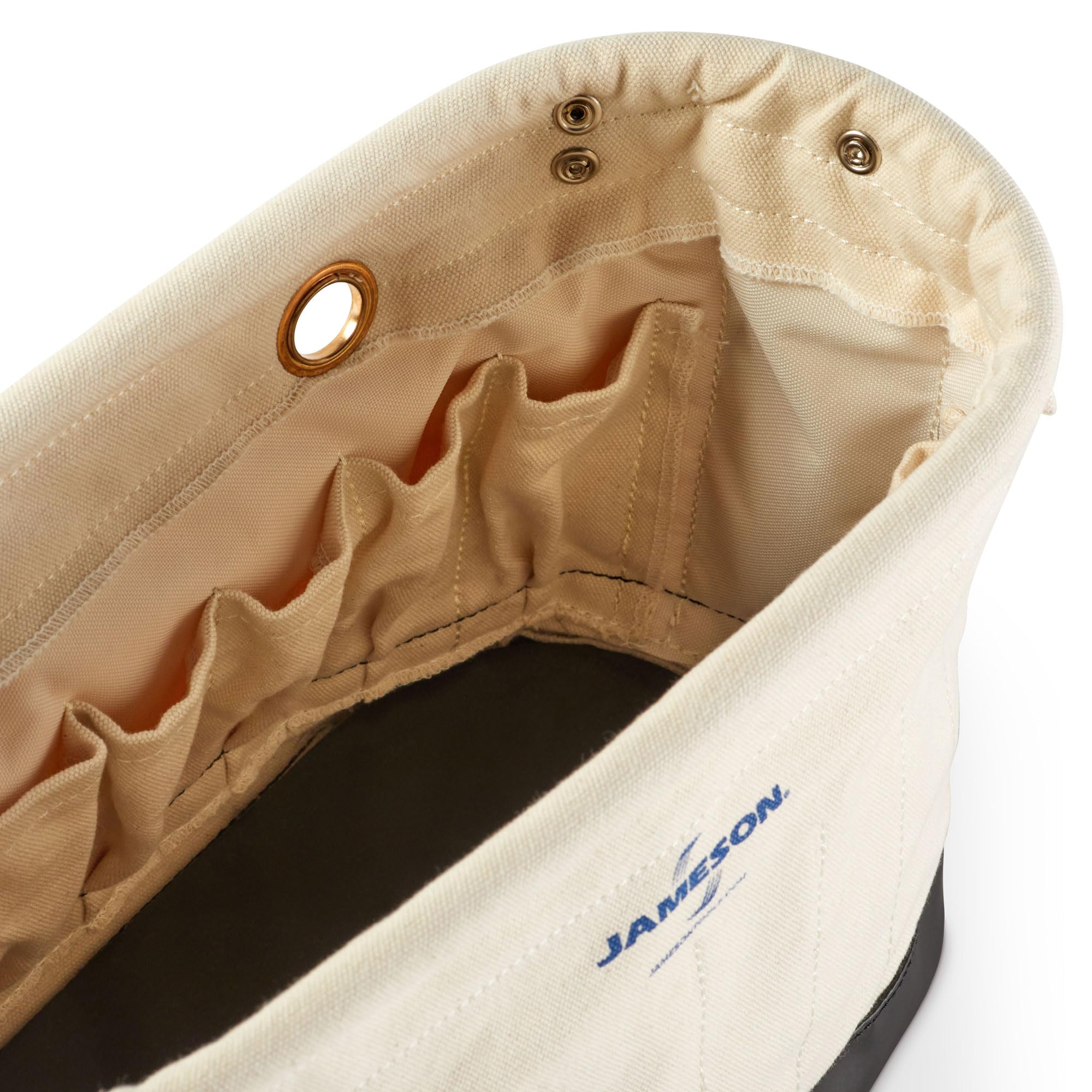 Jameson 24-40 Canvas Tool Bag - Durable Work Tote for Electricians, Plumbers & Contractors - Heavy Duty Storage for Tools & Equipment On Job Sites