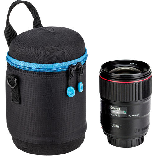 Tenba Tools Lens Capsule 6x4.5 Inch (15x11 cm) Black - Protective Camera Lens Pouch for DSLR, Mirrorless & Photography Equipment - Perfect for Travel, Outdoor Shoots & Professional Storage