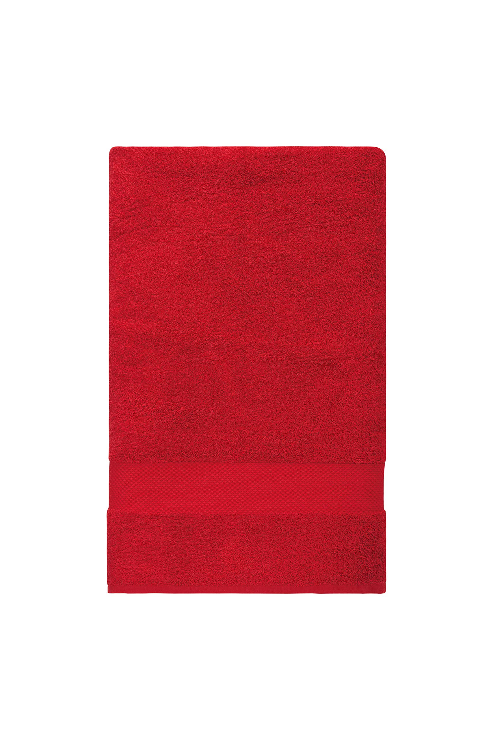 Premium Extra Large Bath Towels 40x87 Inches - 100% Cotton Turkish Hotel & Spa Towels, Ultra Soft & Highly Absorbent 950gsm Bath Sheets (Pack of 4, Red) - Perfect for Luxury Bathrooms, Beach Trips & Spa Days
