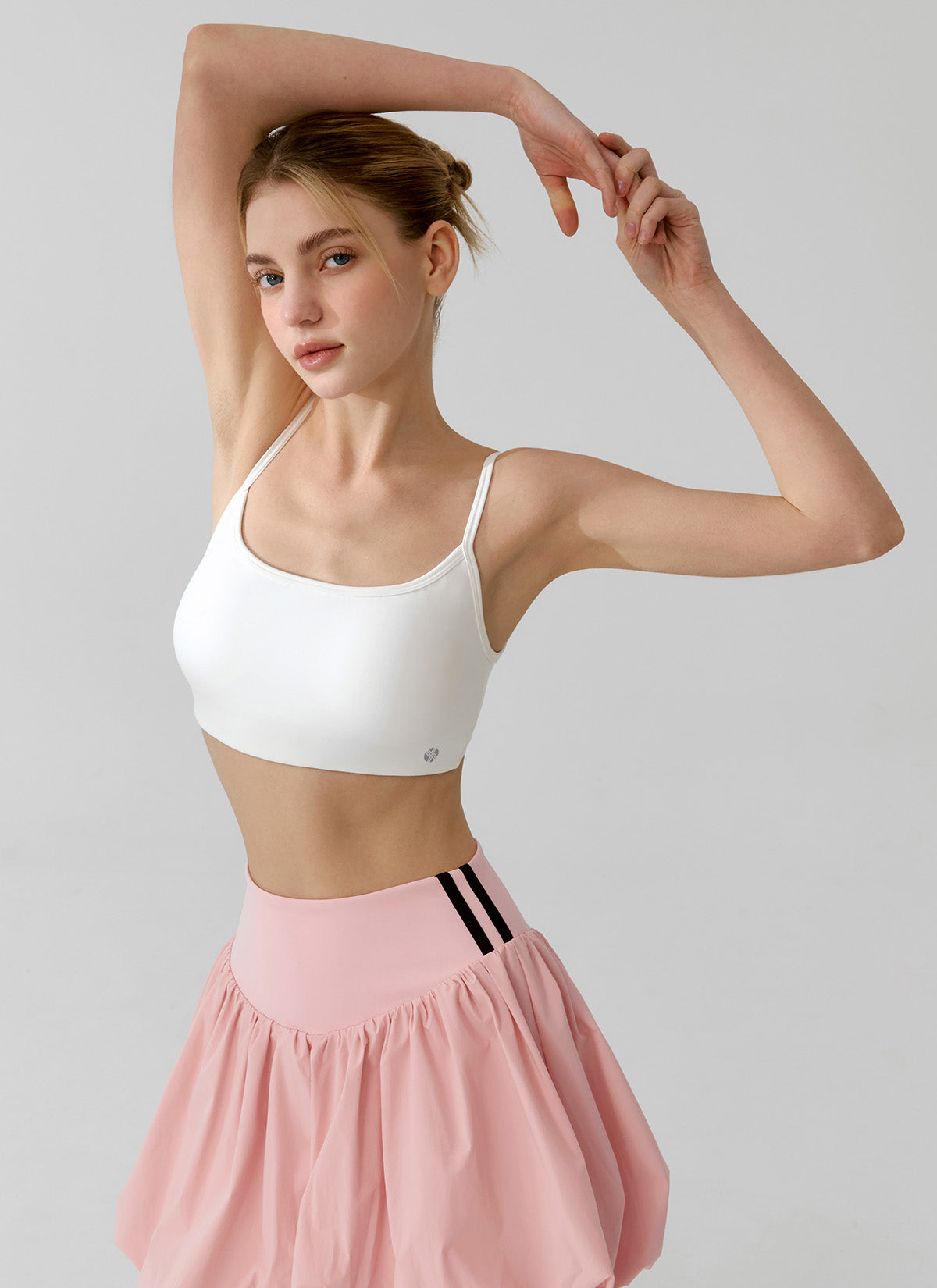 Black Label Power Rise Back Twist Bra Top - High Support Sports Bra for Yoga, Running & Workouts - Comfortable & Stylish Activewear for Women