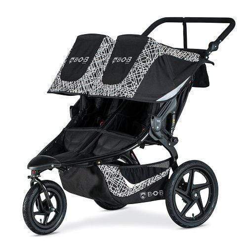 BOB Gear Flex 3.0 Duallie Jogging Stroller - Lightweight Double Stroller for Running & Walking - Perfect for Active Parents with Twins or Two Kids - Ideal for Outdoor Adventures, Park Visits & Daily Errands