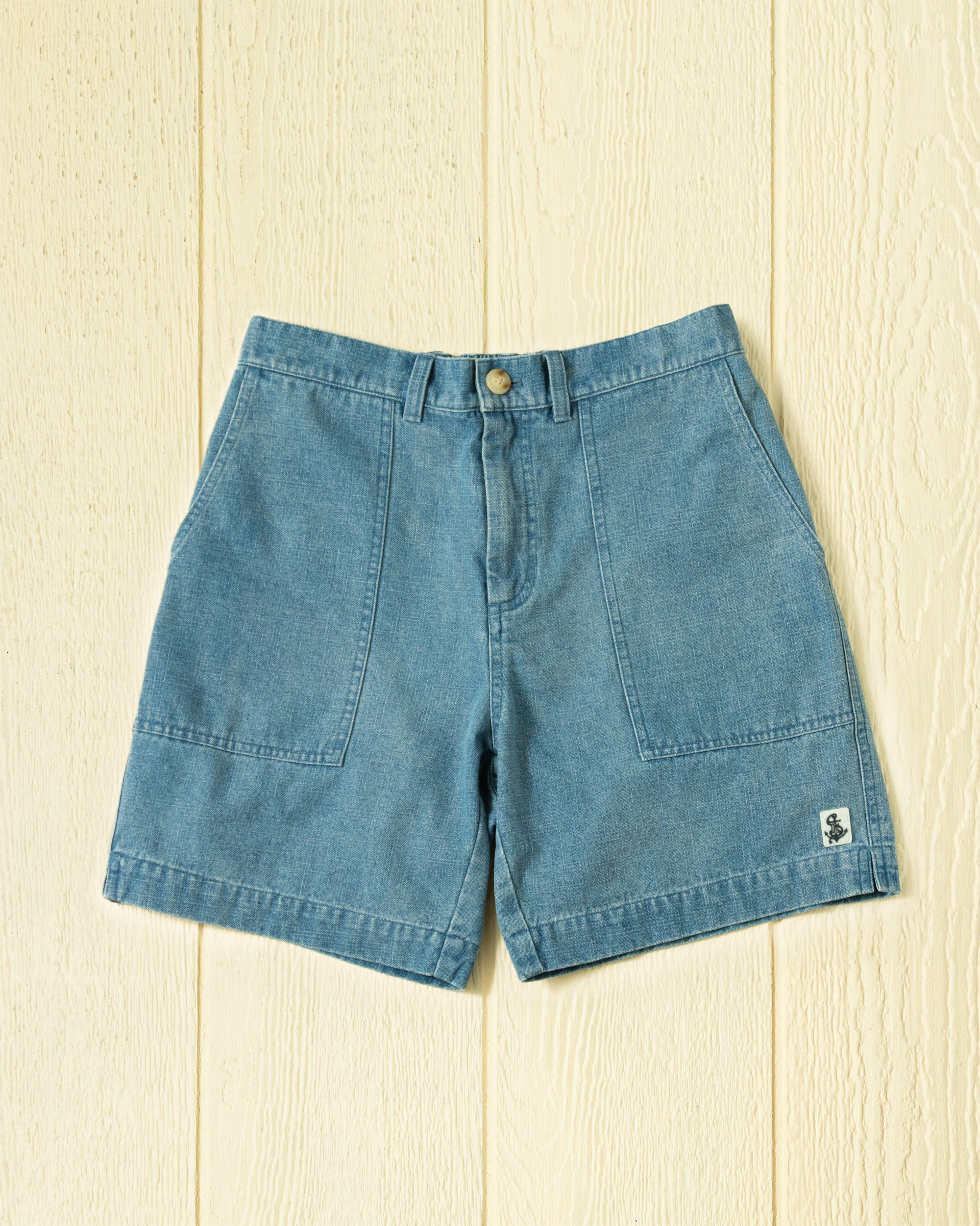 Ventura Mid Wash Denim Shorts for Women - Comfortable & Stylish Casual Wear for Summer, Beach, and Outdoor Activities