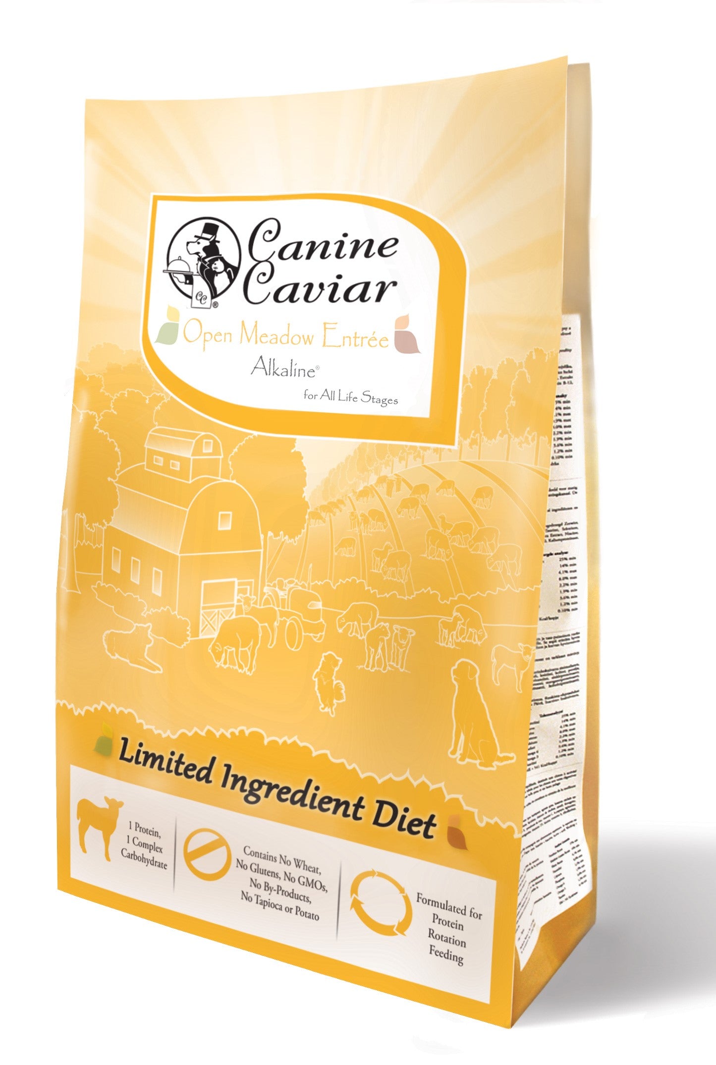 Canine Caviar Open Meadow Lamb Grain-Free Dry Dog Food - Premium Natural Recipe for Adult Dogs - Perfect for Sensitive Stomachs & Allergies - Ideal for Daily Meals & Training Treats