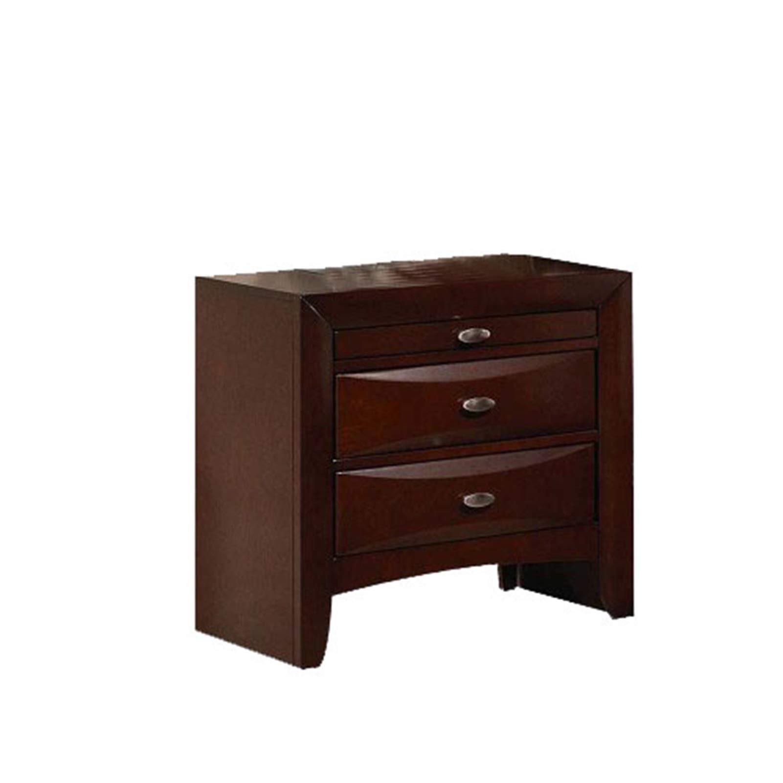 Espresso Wood Nightstand with Drawer - Modern Bedside Table for Bedroom, Living Room & Office - Compact End Table with Storage Shelf