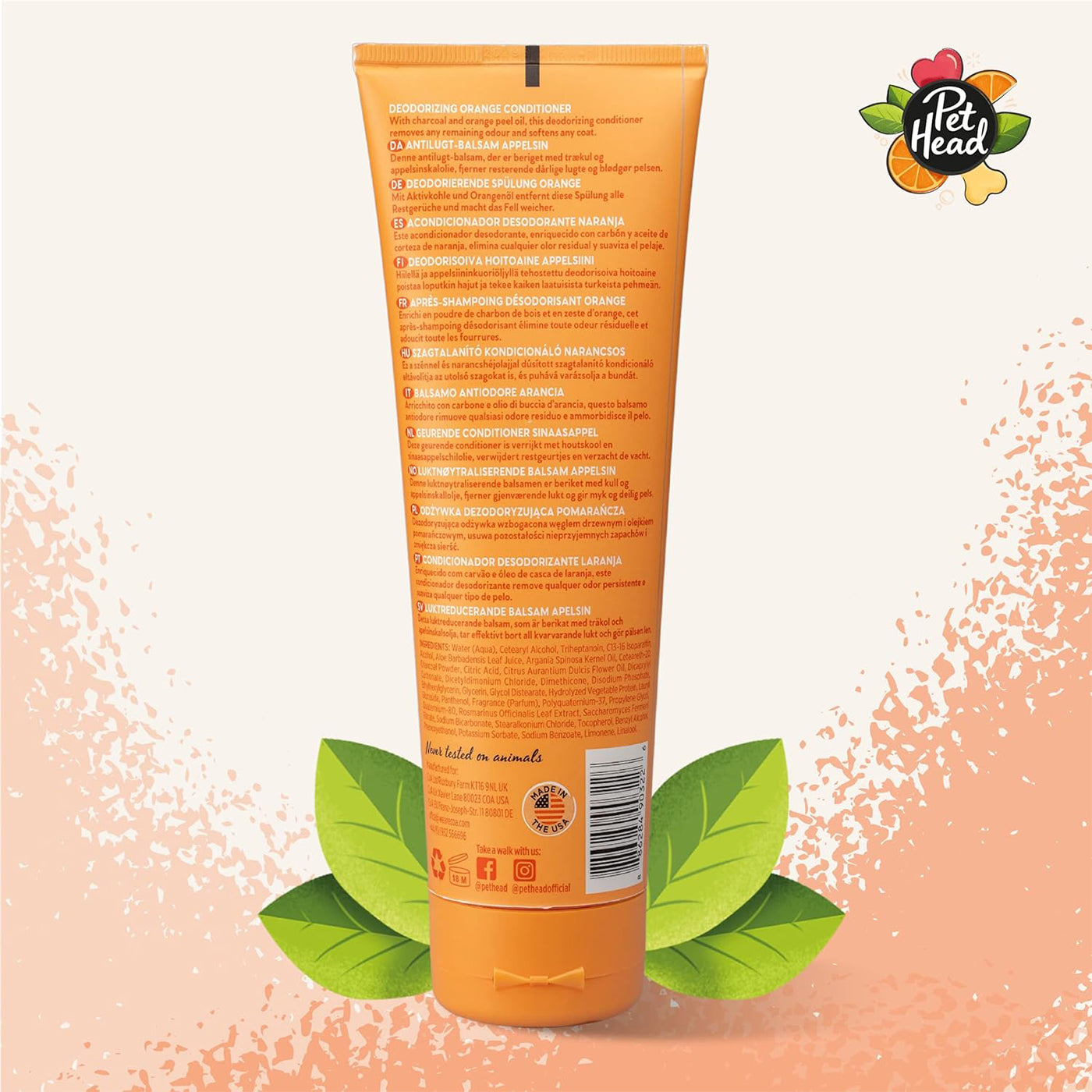 Pet Head Ditch The Dirt Conditioner for Dogs - 250ml | Moisturizing & Detangling Dog Hair Care | Perfect for Bath Time & Grooming Sessions
