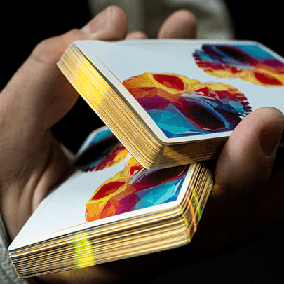 Gilded Memento Mori Genesis Playing Cards - Limited Edition Collectible Deck for Magic Tricks, Poker Games & Gift Giving