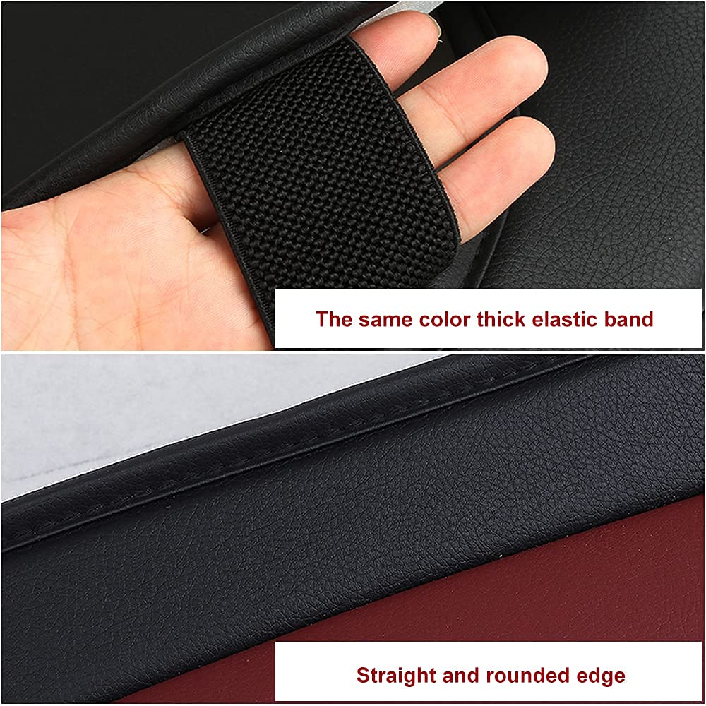 Premium Universal Leather Car Seat Covers - Waterproof, Airbag Compatible & Wear Resistant (Beige) - 2-Piece Set with Comfort Pillow | Perfect for SUVs, Sedans & Trucks | Enhances Interior Style & Protection