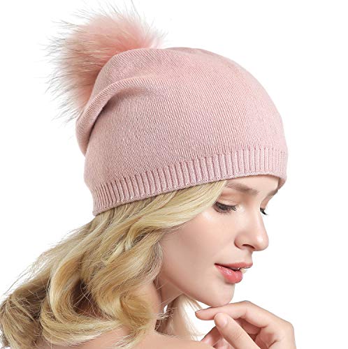 Luxury Cashmere Knit Wool Beanie for Men & Women - Soft Winter Warm Hat for Cold Weather - Perfect for Skiing, Hiking, and Outdoor Activities