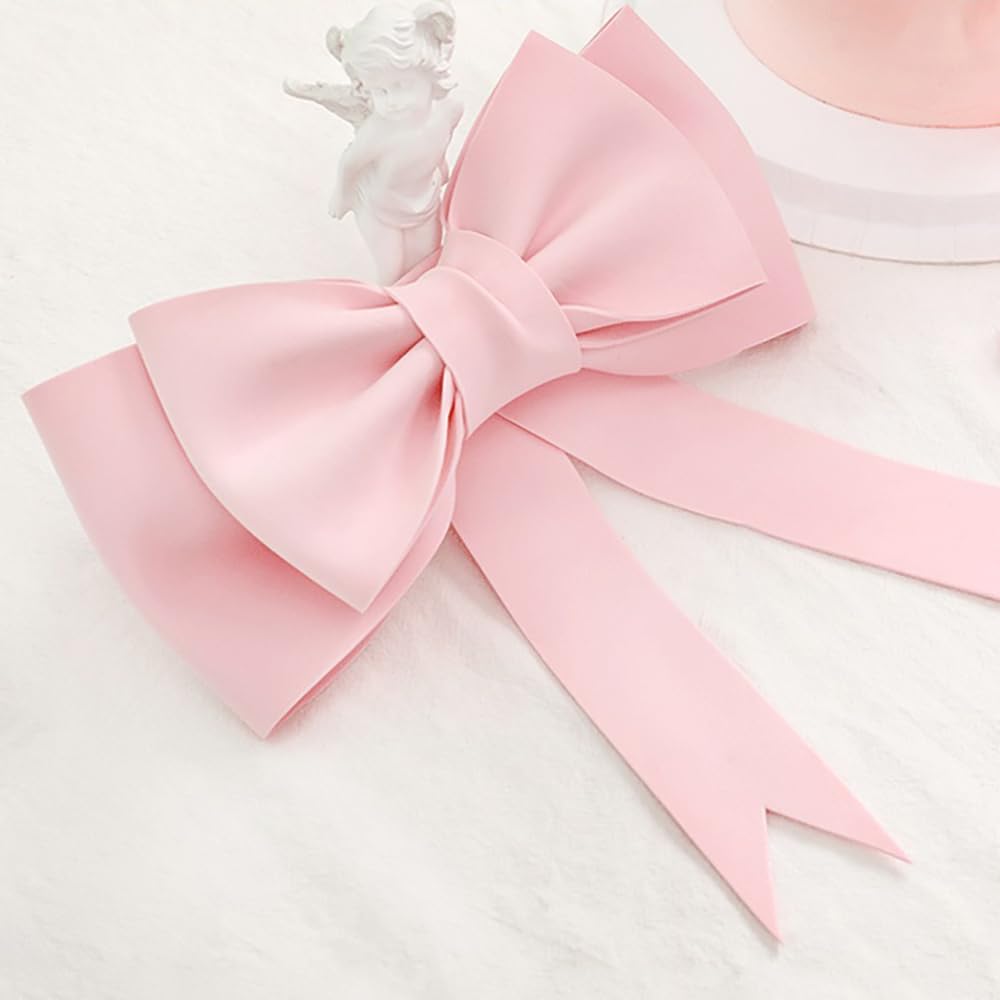 Large Pink Bow Cake Topper for Women - EVA Foam Bowknot Decoration for Birthday, Wedding, Baby Shower & Princess Cakes - Party Supplies & Cake Decorating Kit