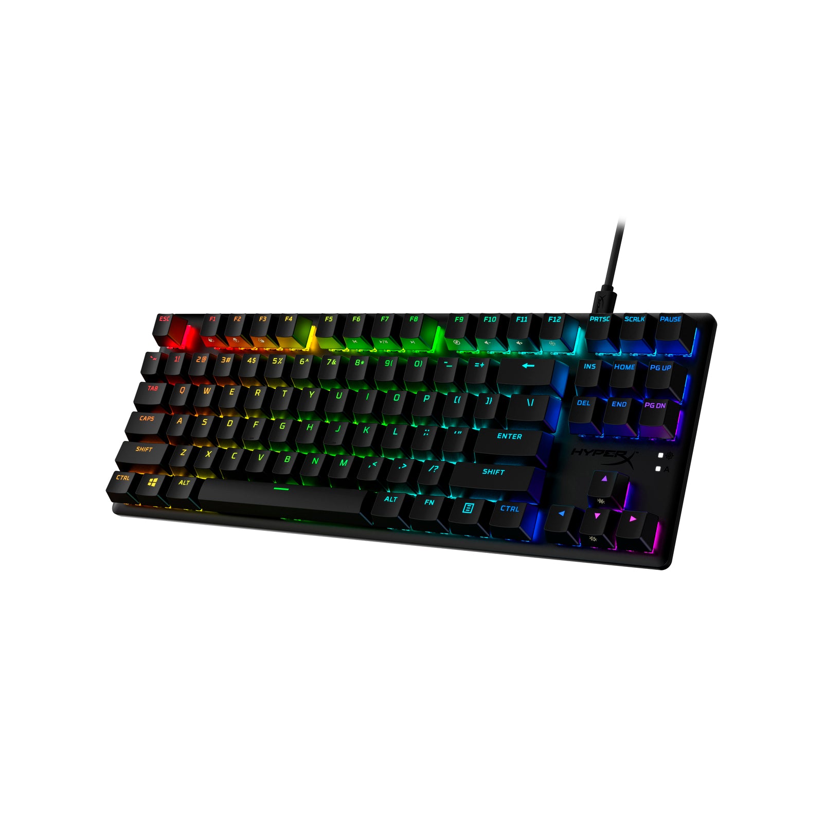 HyperX Alloy Origins Core PBT Mechanical Gaming Keyboard with HX Red Switches - Perfect for PC Gaming, Esports & Typing