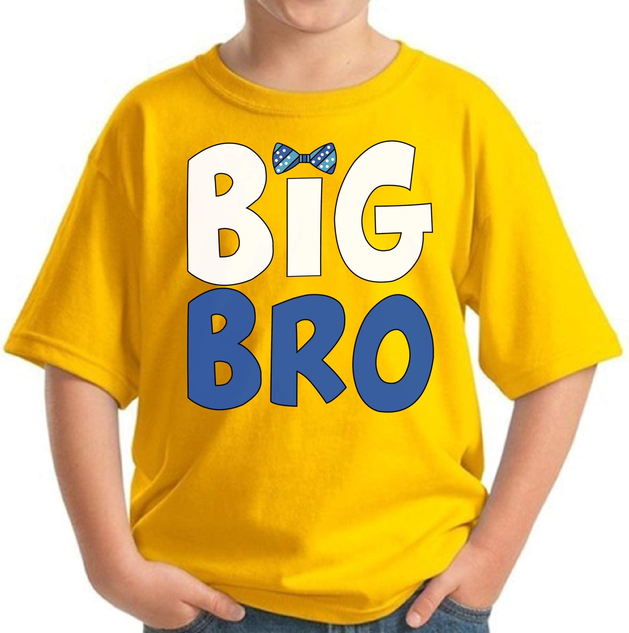 Awkward Styles Big Brother Bow Tie Shirt - Cute Pregnancy Reveal Outfit for Boys | Perfect for Gender Reveal Parties & New Sibling Announcements