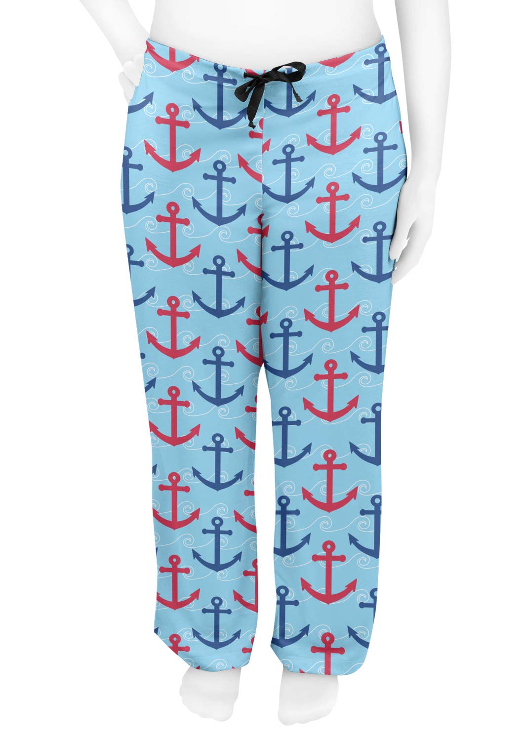 Anchors & Waves Women's Soft Cotton Pajama Pants - Cozy Sleepwear for Lounge & Nighttime Comfort