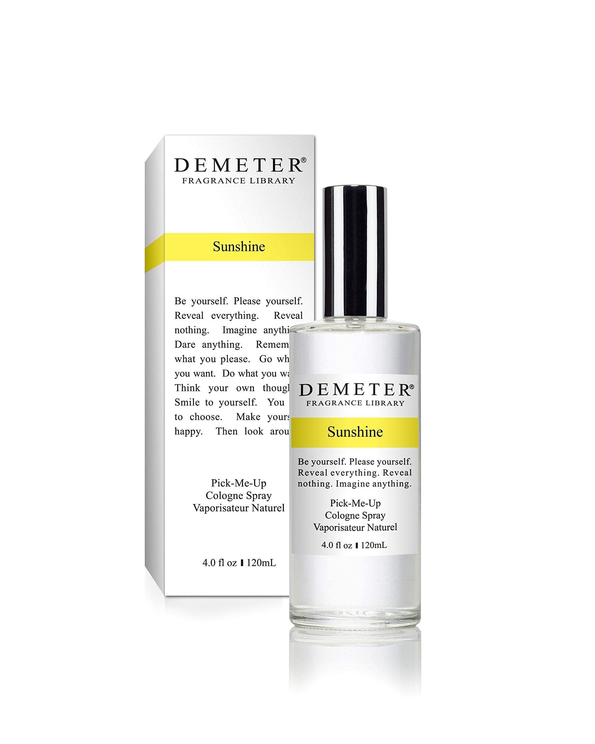 Demeter Sunshine Cologne Spray - 4 oz Fresh Citrus Scent for Men & Women | Perfect for Summer Days, Office Wear & Gift Giving