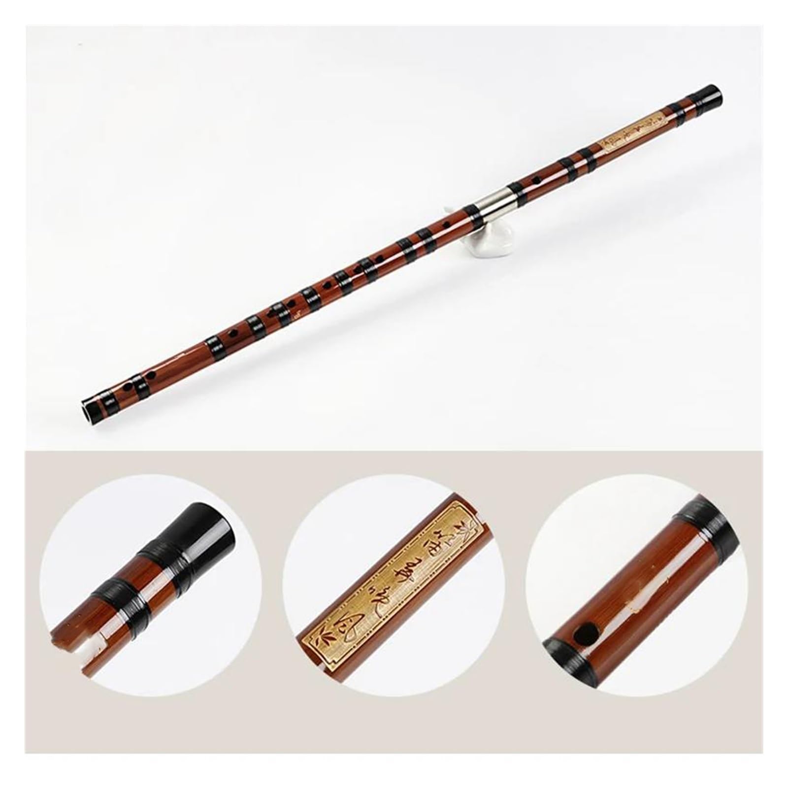 Professional Bamboo Flute Dizi - Low G Bass G Bass A Flat B - Traditional Chinese Musical Instrument for Beginners & Professionals - Perfect for Solo Performances, Concerts & Cultural Events