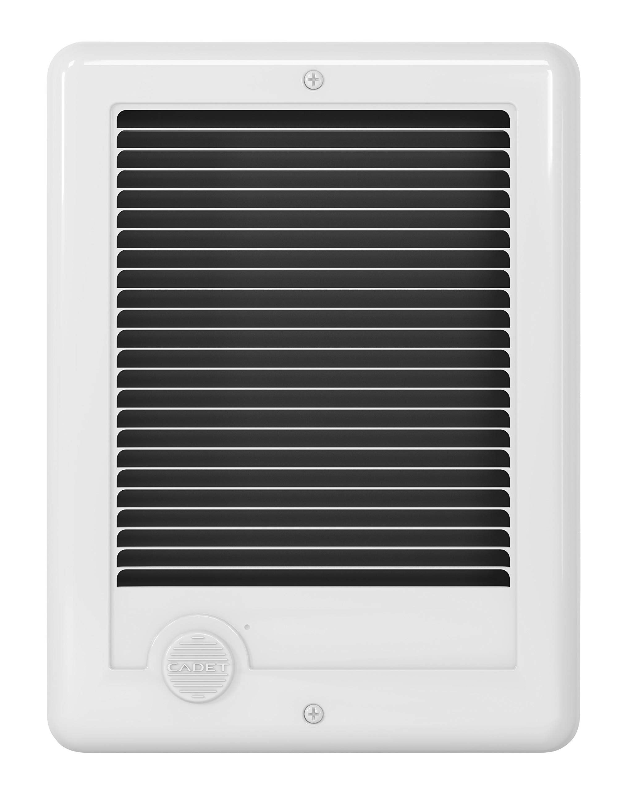 Cadet Com-Pak CSC102W Electric Wall Heater - 3415/2560 BTU, 240/208V, 1000/750W, White - No Thermostat Included - Perfect for Bathrooms, Bedrooms & Small Spaces