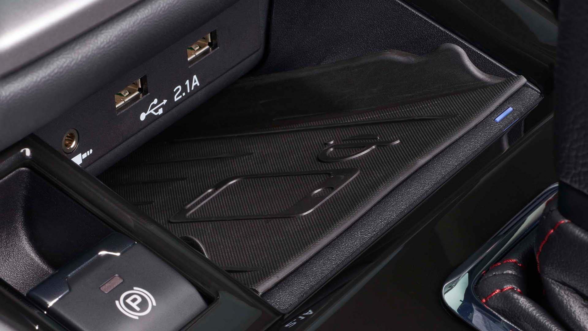 Subaru Genuine 2020 Legacy & Outback Wireless Phone Charger - H671SAN200 - Qi Certified Fast Charging Pad for iPhone & Android - Perfect for Road Trips & Daily Commute