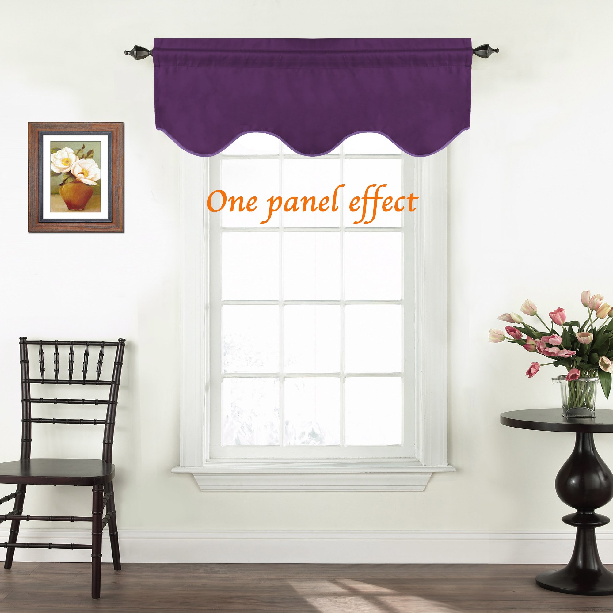 Blackout Window Valance Curtains - 52