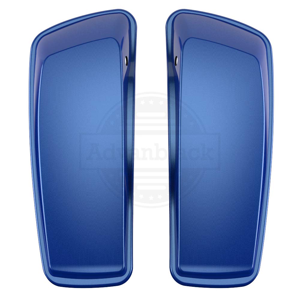 Moto Onfire Saddlebag Lids for Harley Touring Street Glide Road Glide Special 2014-2020 - Blue Max | Durable Motorcycle Accessories for Long Rides & Custom Bike Upgrades