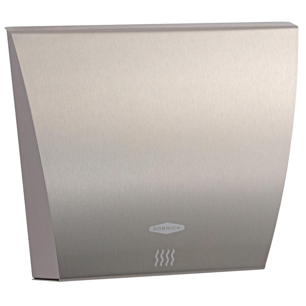 Bobrick B7125 InstaDry Automatic Hand Dryer - Stainless Steel Surface Mounted, Silver | High-Speed Hand Dryer for Restrooms, Kitchens & Commercial Spaces