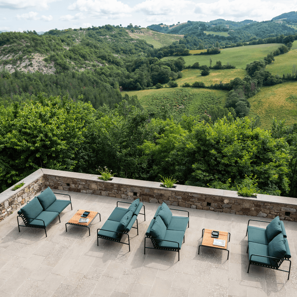 AVON Outdoor Lounge 2-Seater Sofa Set - Waterproof Patio Furniture for Garden, Poolside & Backyard Relaxation