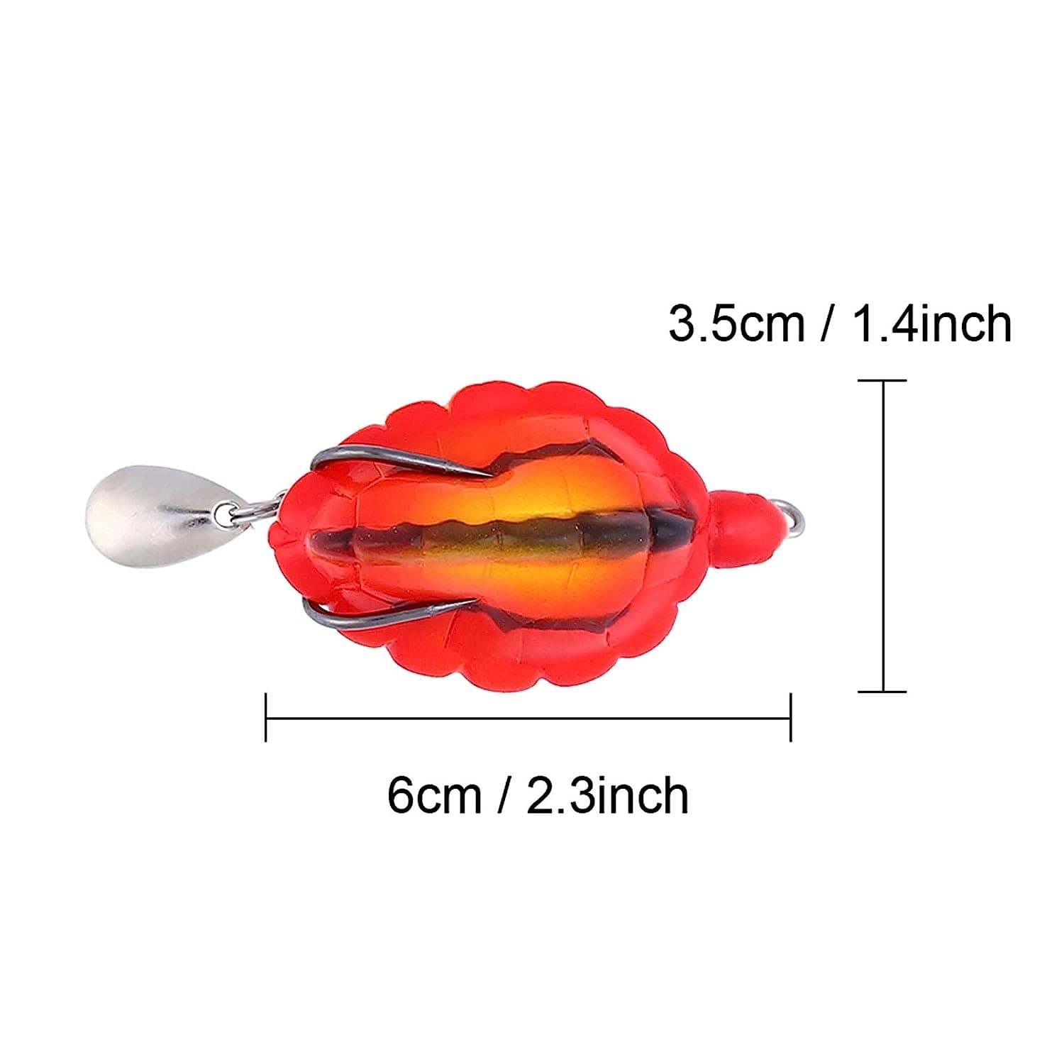 Ubersweet® 5-Piece Realistic Fishing Lures Set - Freshwater & Saltwater Fishing Baits Tackle Accessories - Perfect for Bass, Trout, and Saltwater Game Fish