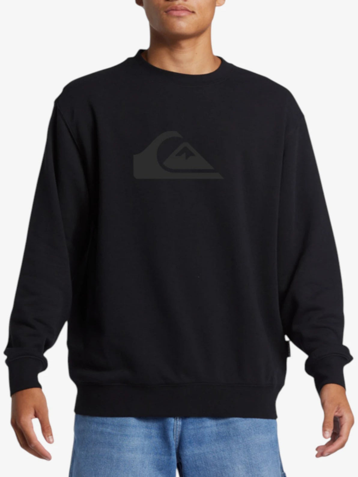 Quiksilver Men's Comp Logo Hoodie - Black | Comfortable & Stylish Pullover for Surfing, Skateboarding & Casual Wear