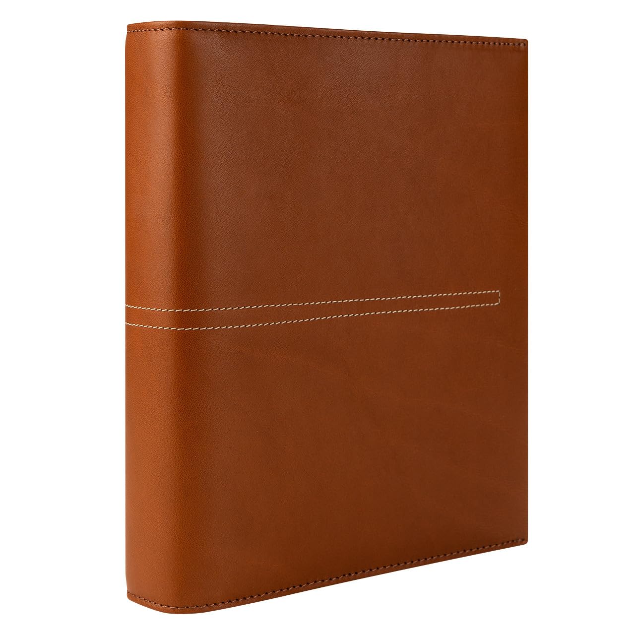 FranklinCovey Ryder Leather Open Binder - Classic Tan Executive Organizer | Premium Leather Planner for Business Professionals, Office Meetings & Daily Productivity