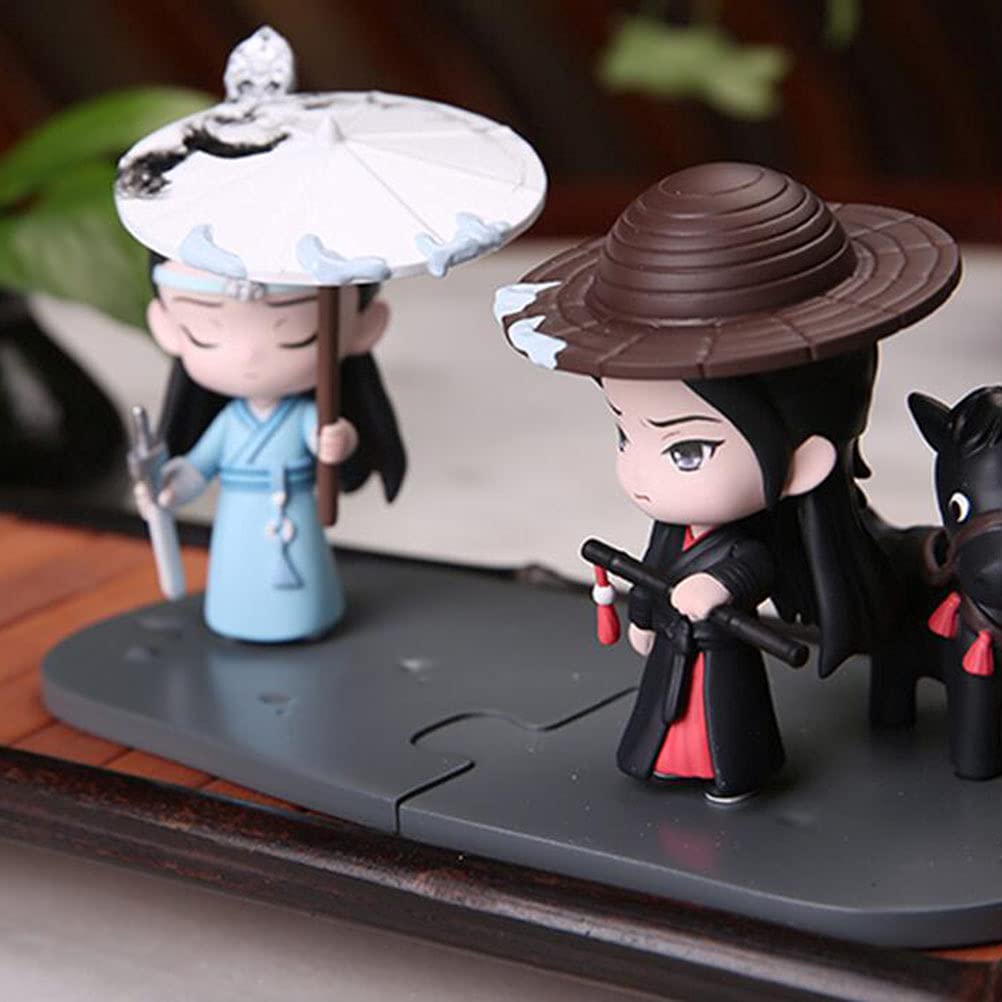 Grandmaster of Demonic Cultivation Anime Action Figure - 10.5cm Wei Wuxian & Lan Wangji Collectible Toy for Anime Fans | Perfect for Display, Gifts, and Themed Collections