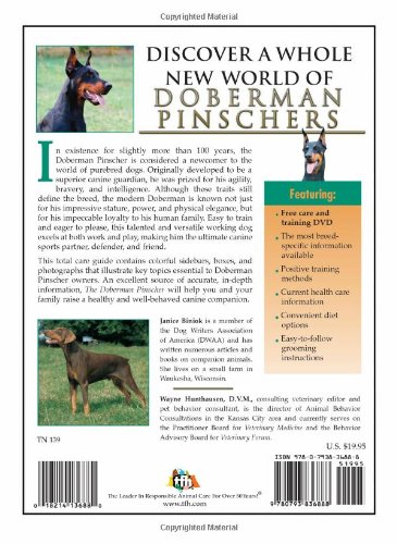 Doberman Pinscher Training Book & DVD - Complete Guide for Dog Owners | Puppy Care, Obedience & Breed Information | Perfect for New Pet Parents & Dog Lovers