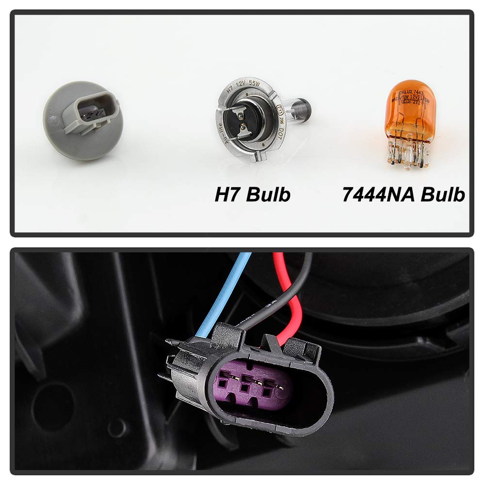 Chevy Cruze Headlights 2011-2014 Replacement - Black & Clear Lens LED Headlight Assembly - Perfect for Night Driving & Car Upgrades